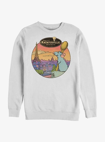 Disney Pixar Ratatouille Le Rat Parisian Sweatshirt