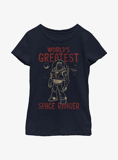 Disney Pixar Toy Story Buzz Year Youth Girls T-Shirt
