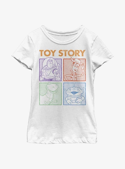 Disney Pixar Toy Story The Cool Club Youth Girls T-Shirt