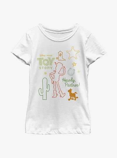 Disney Pixar Toy Story 4 Folk Youth Girls T-Shirt