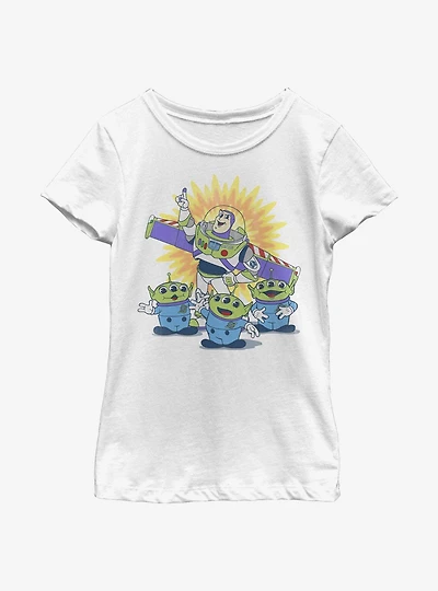 Disney Pixar Toy Story Vintage Buzz Youth Girls T-Shirt