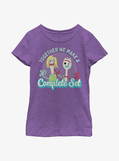 Disney Pixar Toy Story 4 Complete Set Color Youth Girls T-Shirt