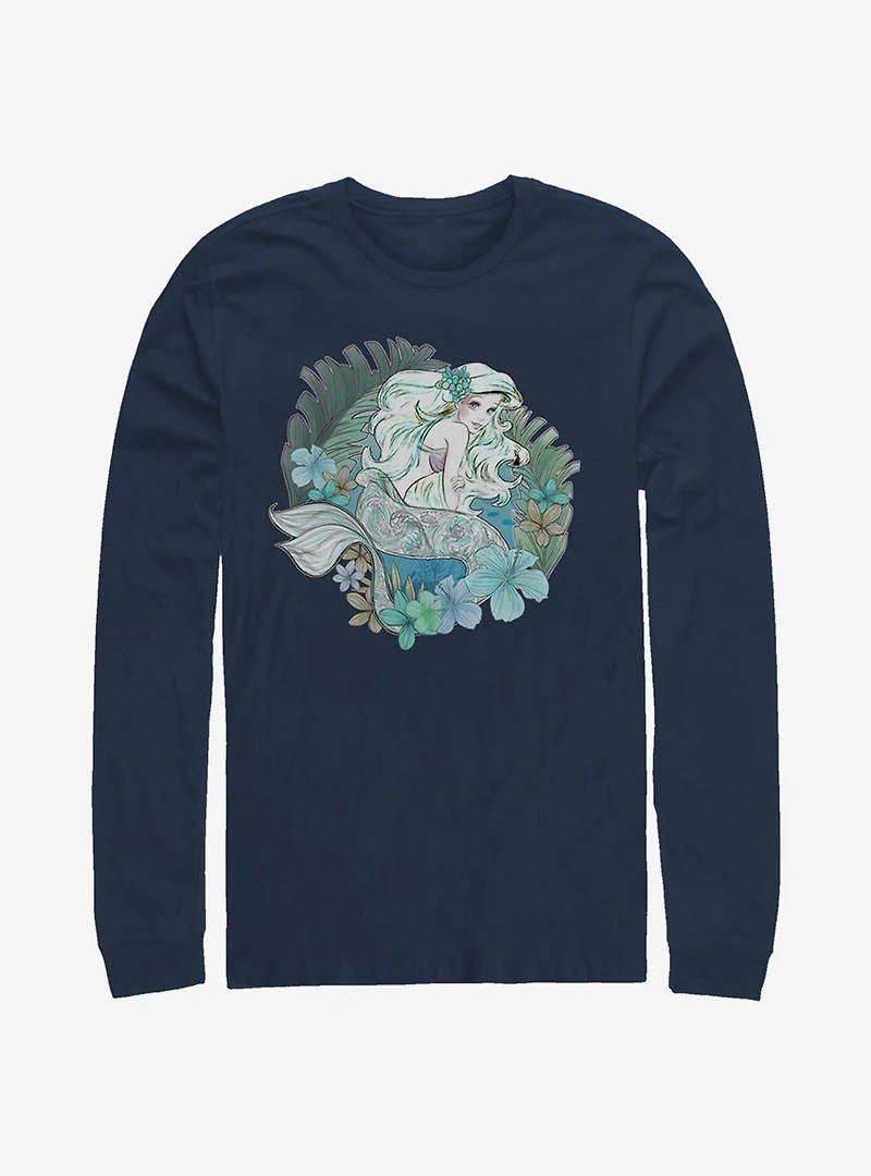 Disney The Little Mermaid Tonal Ariel Long-Sleeve T-Shirt