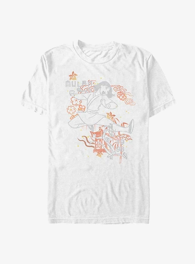 Disney Mulan Outline T-Shirt