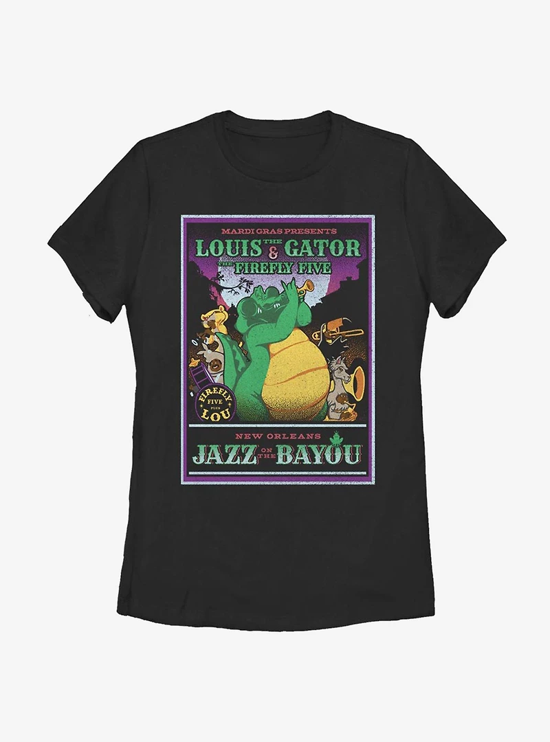 Disney The Princess And Frog Louis Mardi Gras Womens T-Shirt