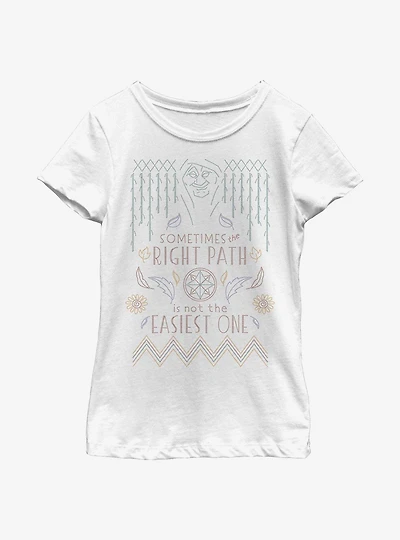 Disney Pocahontas Grandmother Willow Cross Stitch Youth Girls T-Shirt