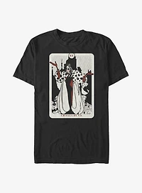 Disney 101 Dalmatians De Vil Tarot T-Shirt