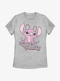 Disney Lilo And Stitch Fluffy Angel Womens T-Shirt