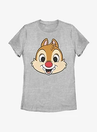 Disney Chip And Dale Big Face Womens T-Shirt