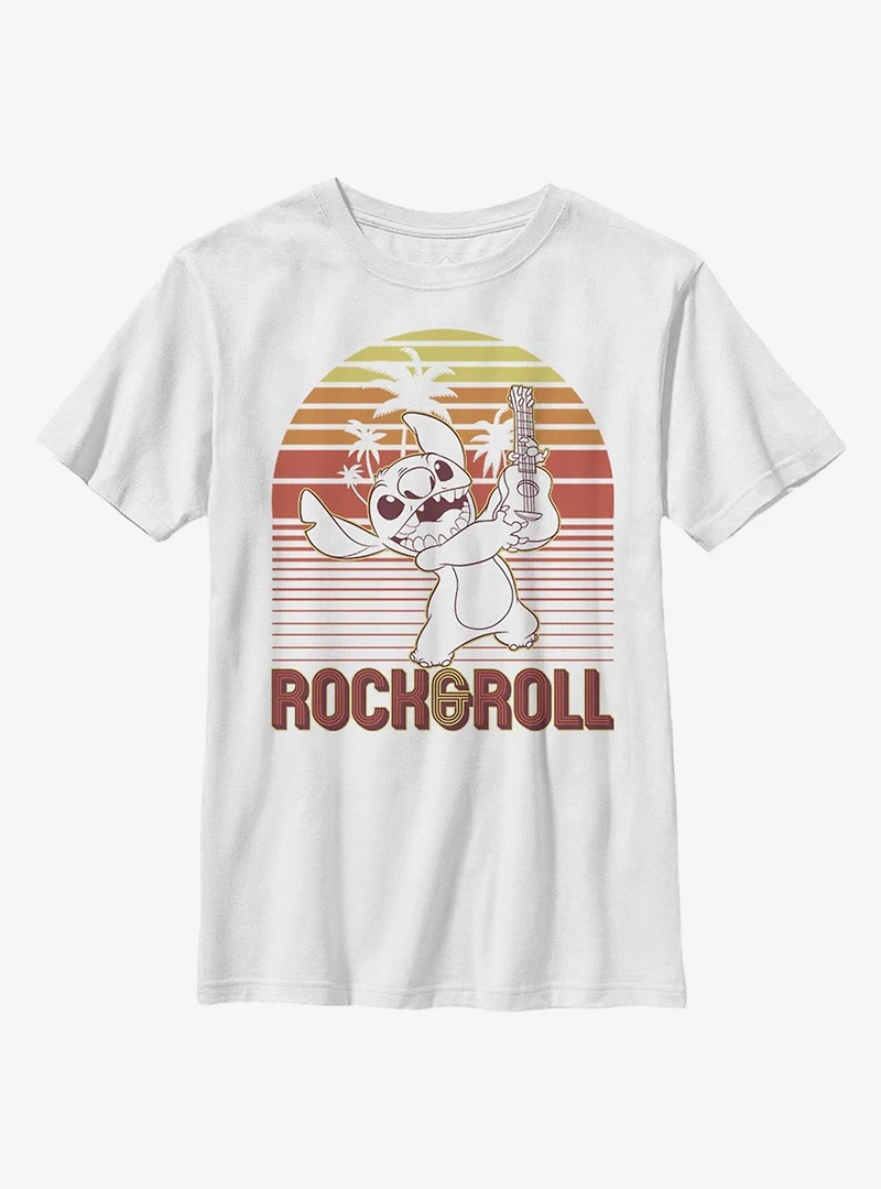 Disney Lilo And Stitch Rock Roll Youth T-Shirt