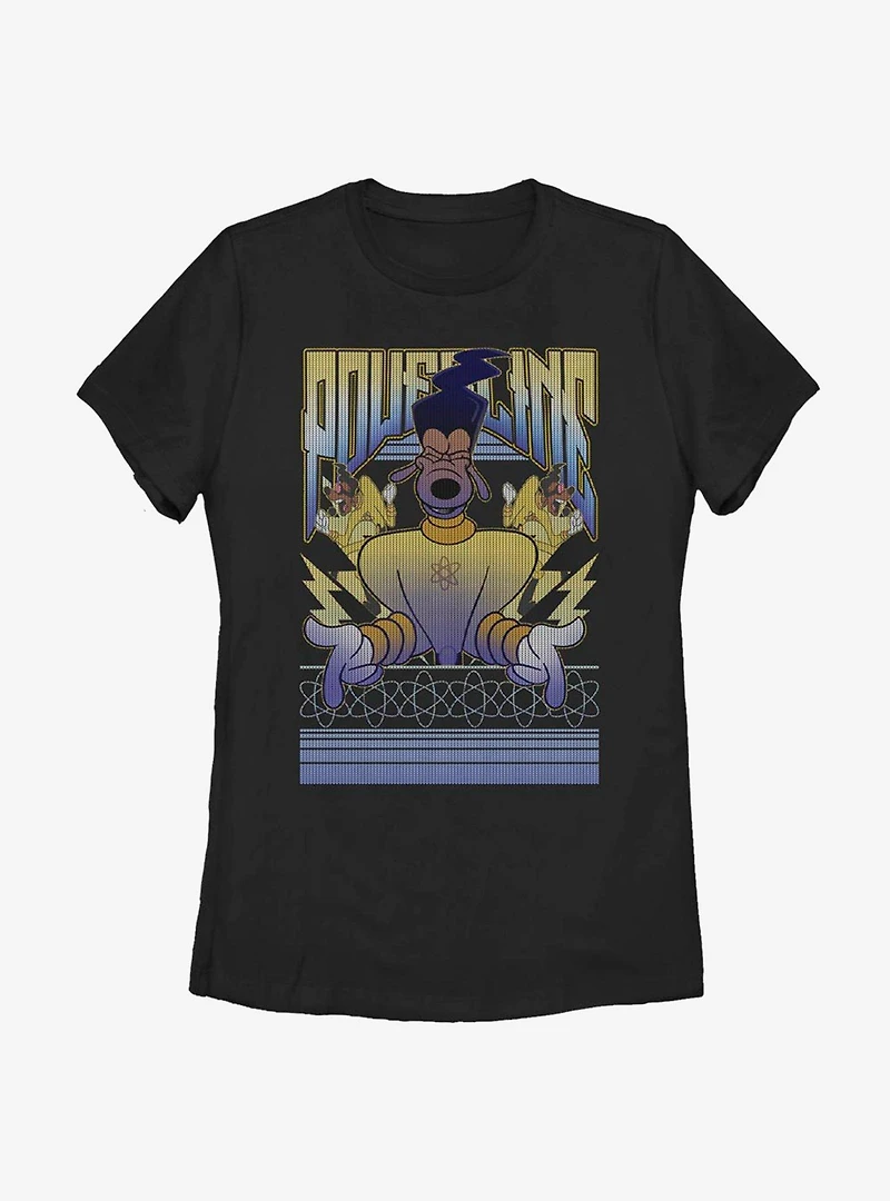 Disney A Goofy Movie Powerline Sweater Pattern Womens T-Shirt
