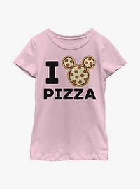 Disney Mickey Mouse Pizza Youth Girls T-Shirt