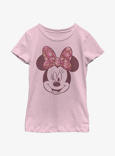 Disney Minnie Mouse Love Rose Youth Girls T-Shirt