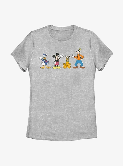 Disney Mickey Mouse Fab Four Womens T-Shirt