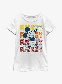 Disney Mickey Mouse Hipster Youth Girls T-Shirt