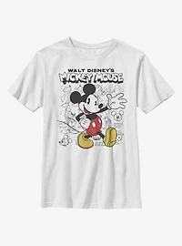 Disney Mickey Mouse Sketchbook Youth T-Shirt
