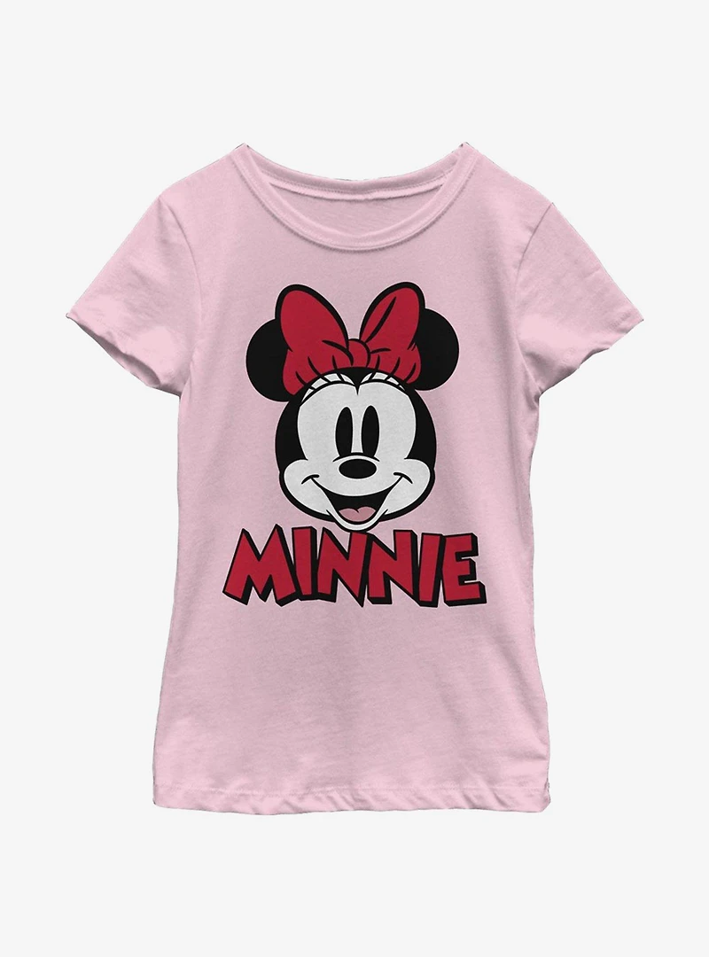 Disney Minnie Mouse Classic Patch Youth Girls T-Shirt