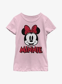 Disney Minnie Mouse Classic Patch Youth Girls T-Shirt
