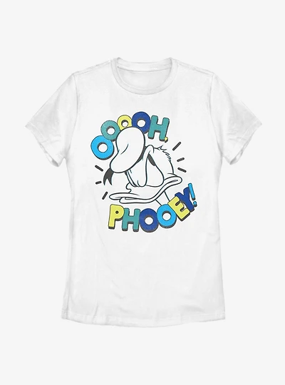 Disney Donald Duck Cartoon Phooey Womens T-Shirt