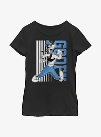 Disney Goofy Walks Youth Girls T-Shirt