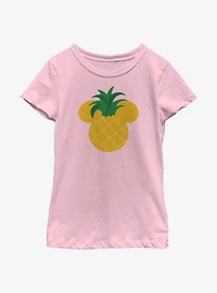 Disney Mickey Mouse Pineapple Ears Youth Girls T-Shirt