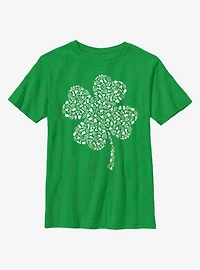 Disney Mickey Mouse Clover Fill Youth T-Shirt