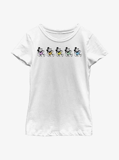 Disney Mickey Mouse Neon Pants Youth Girls T-Shirt