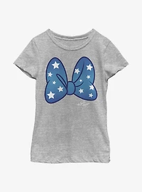 Disney Minnie Mouse Stars Bow Youth Girls T-Shirt