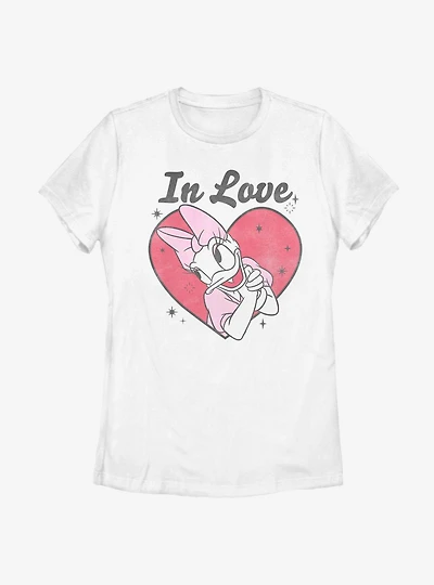 Disney Daisy Duck Love Womens T-Shirt