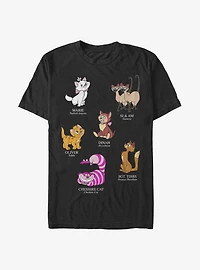 Disney Cat Breeds T-Shirt