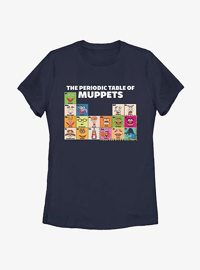 Disney The Muppets Periodic Table Of Womens T-Shirt