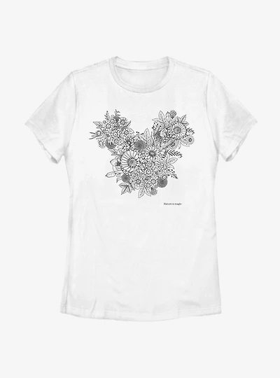 Disney Mickey Mouse Foliage Womens T-Shirt