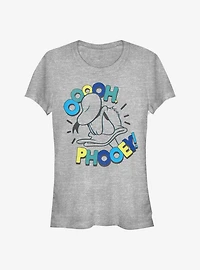 Disney Donald Duck Cartoon Phooey Girls T-Shirt