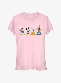 Disney Mickey Mouse & Friends Waving Girls T-Shirt
