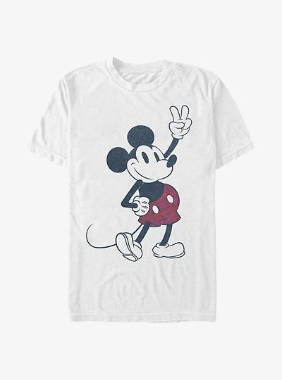 Disney Mickey Mouse Plaid Mickey T-Shirt