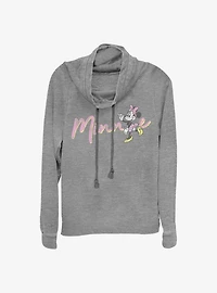 Disney Minnie Mouse Signature Cowlneck Long-Sleeve Girls Top