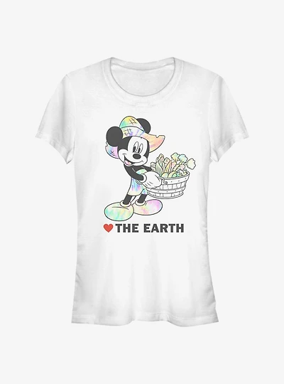 Disney Mickey Mouse Heart The Earth Girls T-Shirt