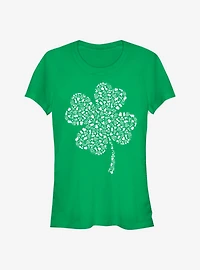 Disney Mickey Mouse Shamrock Fill Girls T-Shirt