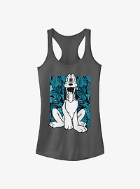 Disney Pluto Plants Girls Tank