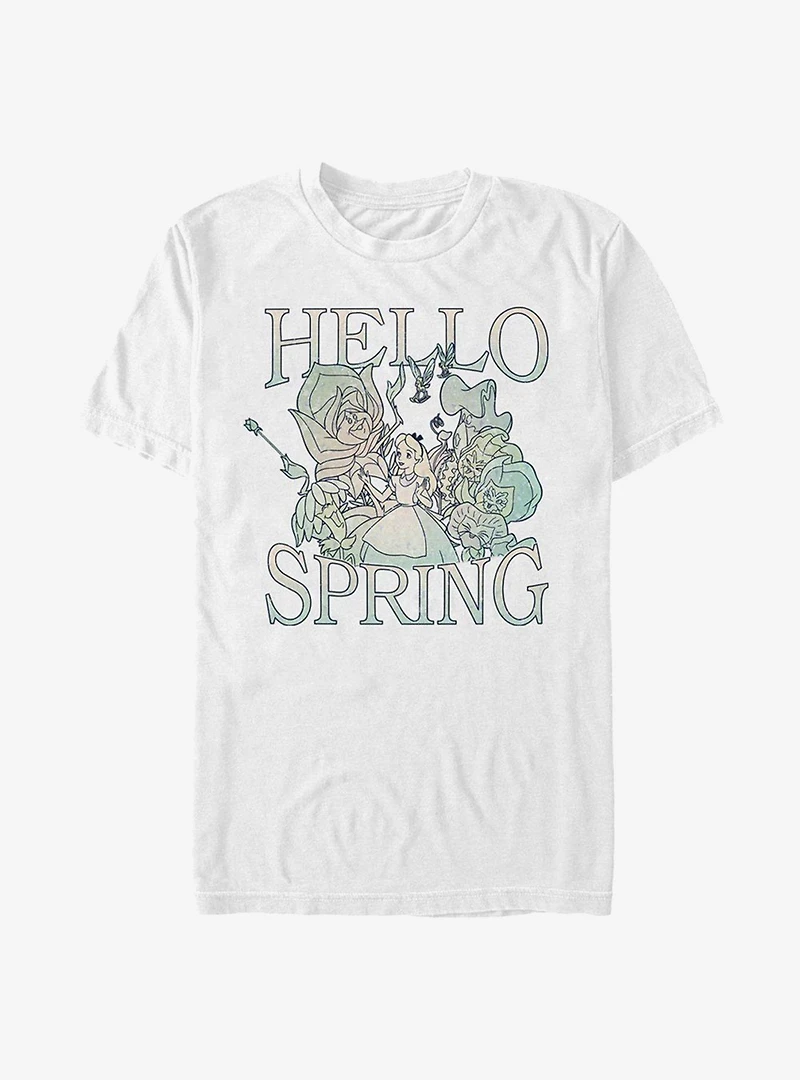 Disney Alice Wonderland Spring Garden T-Shirt
