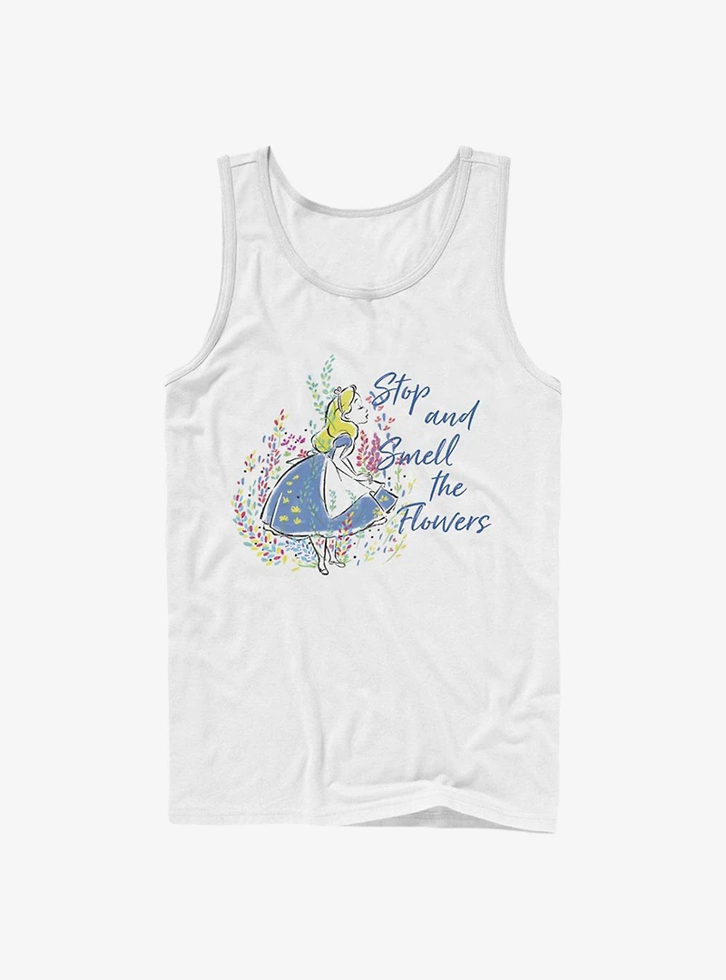Disney Alice Wonderland Smell The Flowers Tank