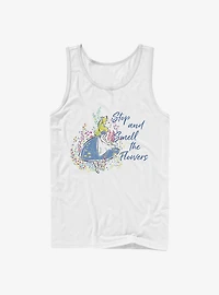 Disney Alice Wonderland Smell The Flowers Tank