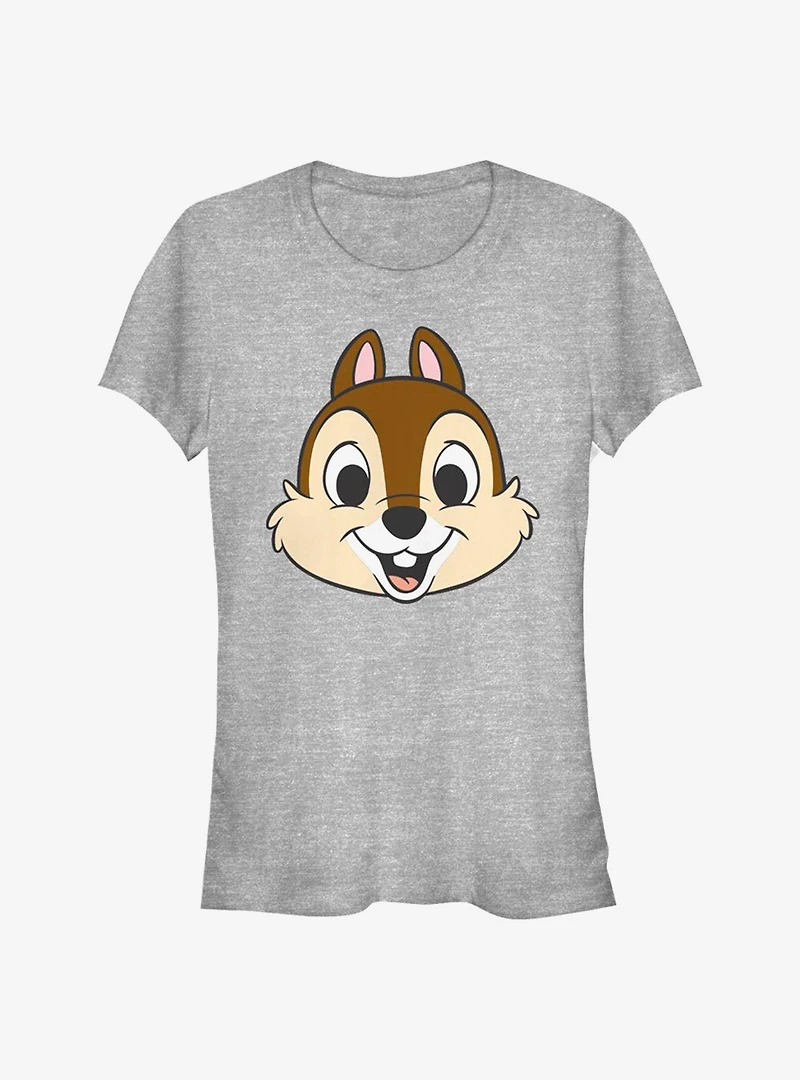 Disney Chip N' Dale Big Face Girls T-Shirt
