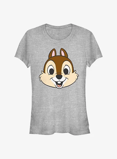 Disney Chip N' Dale Big Face Girls T-Shirt