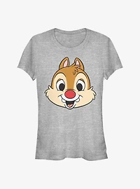 Disney Chip N' Dale Dale Big Face Girls T-Shirt
