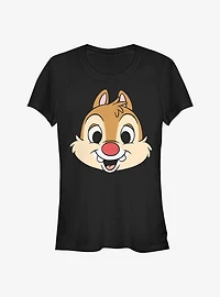 Disney Chip N' Dale Dale Big Face Girls T-Shirt