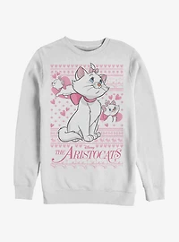 Disney The Aristocats Marie Ugly Holiday Sweater Crew Sweatshirt