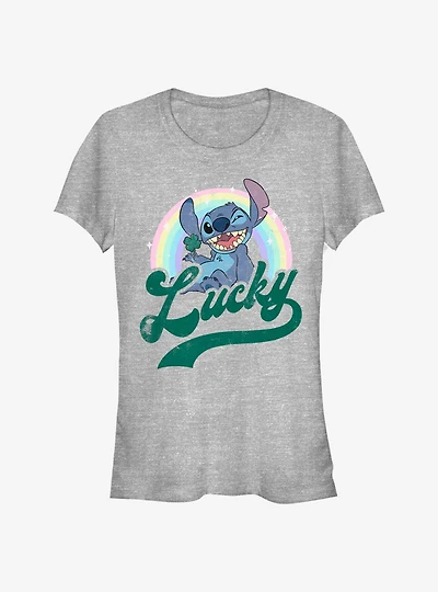 Disney Lilo & Stitch Lucky Rainbow Girls T-Shirt