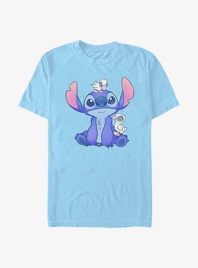 Disney Lilo & Stitch Cute Ducks T-Shirt