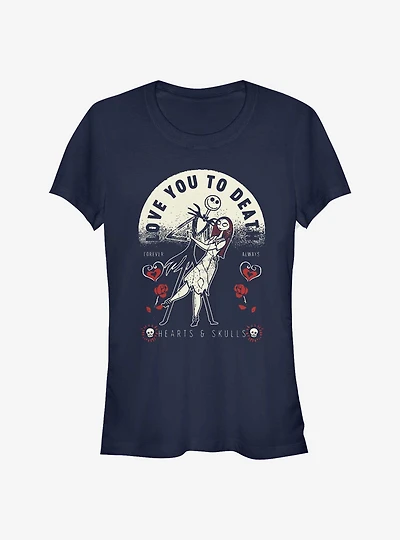 Disney The Nightmare Before Christmas To Death Girls T-Shirt
